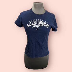 Womens Dallas Cowboys T-Shirt Reebok 100% Cotton Sz M